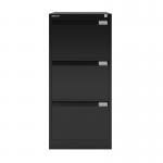 Bisley Premium Filer - 3 Drawer Foolscap Filing Cabinet in Black 1633-av1