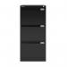 Bisley Premium Filer - 3 Drawer Foolscap Filing Cabinet in Black 1633-av1