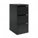 Bisley Premium Filer - 3 Drawer Foolscap Filing Cabinet in Black 1633-av1