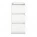 Bisley Premium Filer - 3 Drawer Foolscap Filing Cabinet in Chalk 1633-ab9