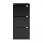 Bisley Premium Filer - 3 Drawer Foolscap Filing Cabinet in Black 1633-av1