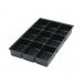 Bisley Multidrawer Insert Trays with 9 Compartments in Black Pack of 5 226P5-000