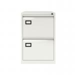 Bisley Volume Filer - 2 Drawer Foolscap Filing Cabinet in Chalk AOC2-ab9