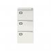 Bisley Volume Filer - 3 Drawer Foolscap Filing Cabinet in Chalk AOC3-ab9