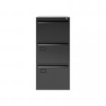 Bisley Volume Filer - 3 Drawer Foolscap Filing Cabinet in Black AOC3-av1