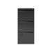 Bisley Volume Filer - 3 Drawer Foolscap Filing Cabinet in Black AOC3-av1