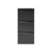 Bisley Volume Filer - 3 Drawer Foolscap Filing Cabinet in Black AOC3-av1