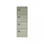 Bisley Volume Filer - 4 Drawer Foolscap Filing Cabinet in Goose Grey AOC4-av4