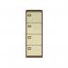 Bisley Volume Filer - 4 Drawer Foolscap Filing Cabinet in Coffee/Cream AOC4-av5av6