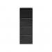 Bisley Volume Filer - 4 Drawer Foolscap Filing Cabinet in Black AOC4-av1