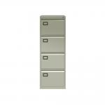 Bisley Volume Filer - 4 Drawer Foolscap Filing Cabinet in Goose Grey AOC4-av4