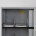 Bisley Slotted Shelf Got Plastic Dividers in Black BSSPDP1:33-000