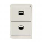 Bisley Contract Filer - 2 Drawer Foolscap Filing Cabinet in Chalk CC2H1A-ab9