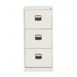 Bisley Contract Filer - 3 Drawer Foolscap Filing Cabinet in Chalk CC3H1A-ab9