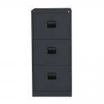 Bisley Contract Filer - 3 Drawer Foolscap Filing Cabinet in Black CC3H1A-av1