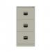 Bisley Contract Filer - 3 Drawer Foolscap Filing Cabinet in Goose Grey CC3H1A-av4
