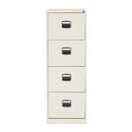 Bisley Contract Filer - 4 Drawer Foolscap Filing Cabinet in Chalk CC4H1A-ab9