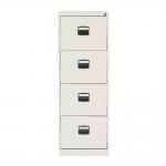 Bisley Contract Filer - 4 Drawer Foolscap Filing Cabinet in Chalk CC4H1A-ab9