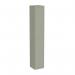 Bisley CLK 1 Door Locker with Shelf and Coat Rail in Goose Grey CLK121-av4