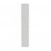 Bisley CLK 2 Door Locker with 1 x Fixed Coat Hook Per Compartment in Light Grey CLK122-av7