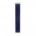 Bisley CLK 2 Door Locker with 1 x Fixed Coat Hook Per Compartment in Light Grey/Oxford Blue CLK122-av7/ay7