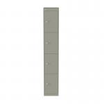 Bisley CLK 4 Door Locker in Goose Grey CLK124-av4