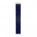 Bisley CLK 2 Door Locker with 1 x Fixed Coat Hook Per Compartment in Light Grey/Oxford Blue CLK182-av7/ay7