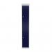 Bisley CLK 2 Door Locker with 1 x Fixed Coat Hook Per Compartment in Light Grey/Oxford Blue CLK182-av7/ay7