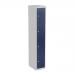 Bisley CLK 4 Door Locker in Light Grey/Oxford Blue CLK184-av7/ay7