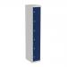 Bisley CLK 6 Door Locker in Light Grey/Oxford Blue CLK186-av7/ay7