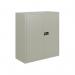 Bisley Economy Cupboard 1000mm High with One Black Dual Purpose Filing Shelf in Goose Grey E402A01-av4