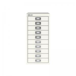 Bisley 29 Series Multidrawer with 10 Drawers in Chalk H2910NL-ab9