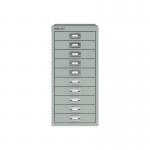 Bisley 29 Series Multidrawer with 10 Drawers in Silver H2910NL-arn