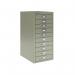 Bisley 29 Series Multidrawer with 10 Drawers in Goose Grey H2910NL-av4