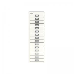 Bisley 39 Series Multidrawer with 15 Drawers in Chalk H3915NL-ab9