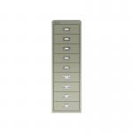 Bisley 39 Series Multidrawer with 9 Drawers in Goose Grey H399NL-av4