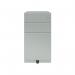 Bisley Note Pedestal - Combination 3 Drawer Pedestal 300mm Wide in Silver NW35AM7IIF-arn