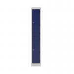 Bisley Primary 2 Door Locker 300mm Wide 300mm Deep in Light Grey/Oxford Blue PEDS1830302 av7ay7