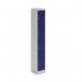 Bisley Primary 4 Door Locker 300mm Wide 300mm Deep in Light Grey/Oxford Blue PEDS1830304 av7ay7