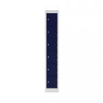 Bisley Primary 6 Door Locker 300mm Wide 300mm Deep in Light Grey/Oxford Blue PEDS1830306 av7ay7