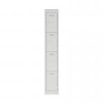 Bisley Primary 4 Door Locker 300mm Wide 450mm Deep in Light Grey PEDS1830454 av7