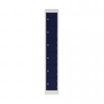 Bisley Primary 6 Door Locker 300mm Wide 450mm Deep in Light Grey/Oxford Blue PEDS1830456 av7ay7