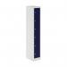 Bisley Primary 6 Door Locker 300mm Wide 450mm Deep in Light Grey/Oxford Blue PEDS1830456 av7ay7