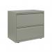 Bisley Essentials Sider Filer 800mm Wide with 2 Drawers in Goose Grey YESF0807-av4