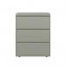 Bisley Essentials Sider Filer 800mm Wide with 3 Drawers in Goose Grey YESF0810-av4