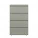 Bisley Essentials Sider Filer 800mm Wide with 4 Drawers in Goose Grey YESF0813-av4