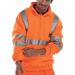 Beeswift Quarter Zipped Hi Vis Sweatshirt Orange L BSZSSENORL BSW00215