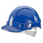 Economy Vented Safety Helmet Blue One Size BBEVSHB BSW00258