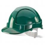 Economy Vented Safety Helmet Green One Size BBEVSHG BSW00259