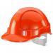 Economy Vented Safety Helmet Orange One Size BBEVSHO BSW00260